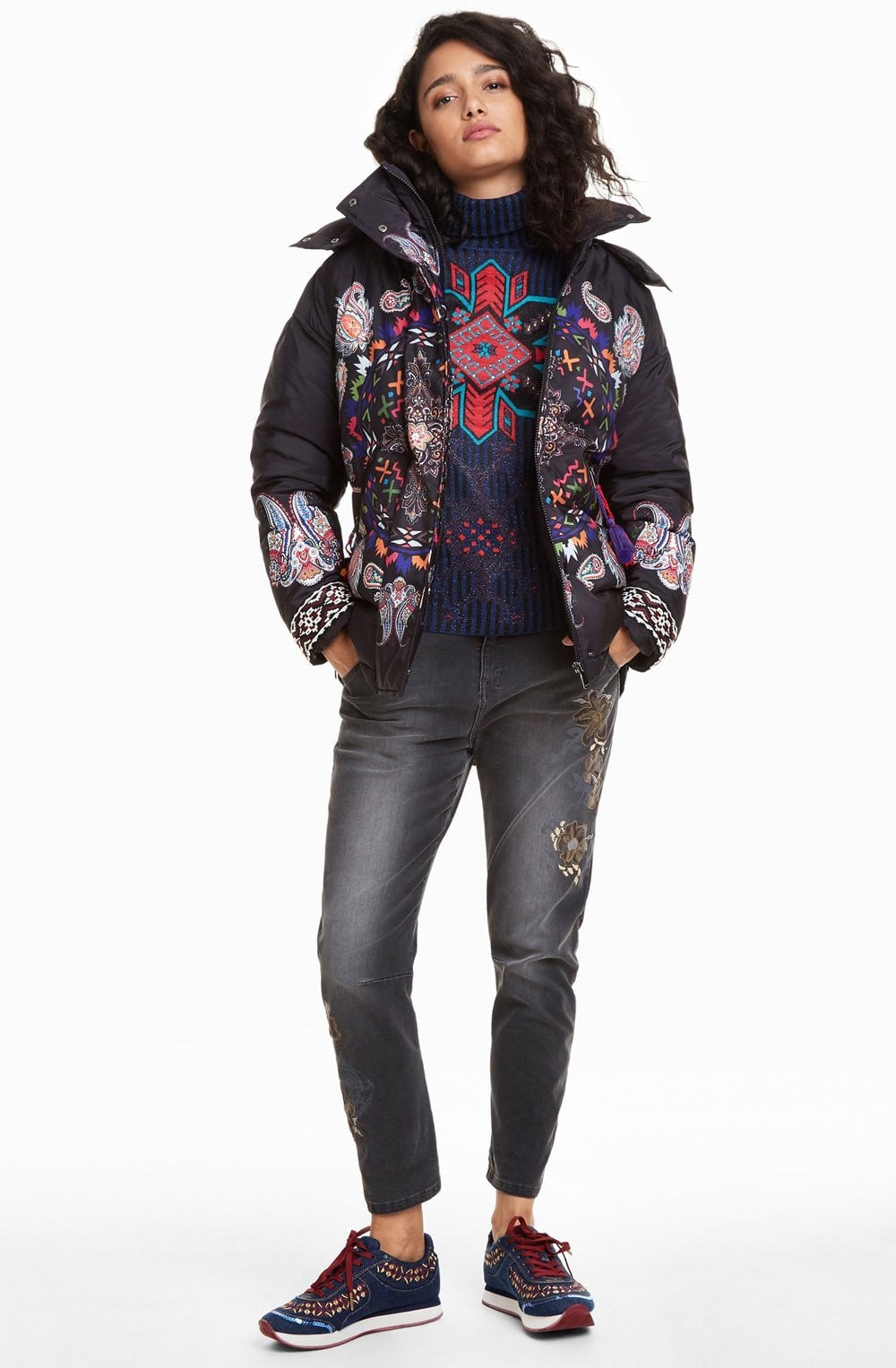 Emotion Bold Print Coat