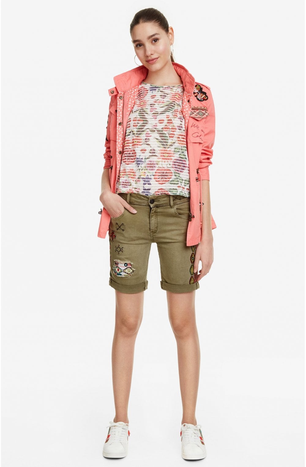 Ethnic Motif Shorts Essauira