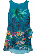 Flared Tropical Dress Harringto