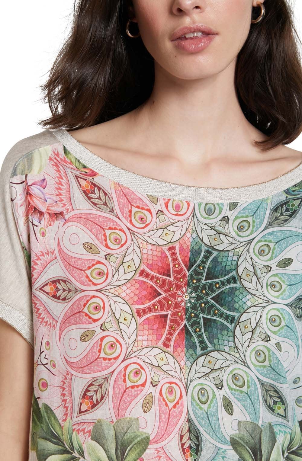 Floral Design T Shirt