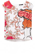 Floral Design T Shirt Susurro