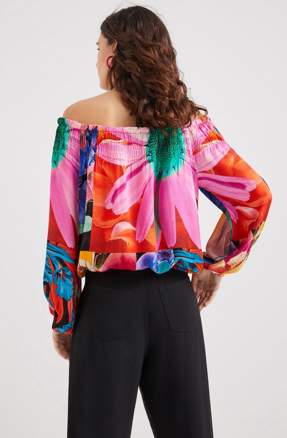 Floral Off The Shoulder Blouse