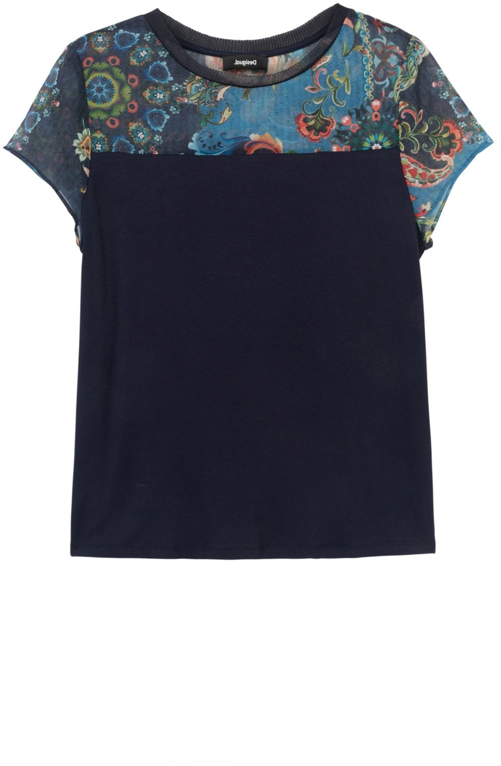 Floral Planel T Shirt