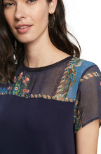 Floral Planel T Shirt
