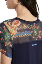 Floral Planel T Shirt