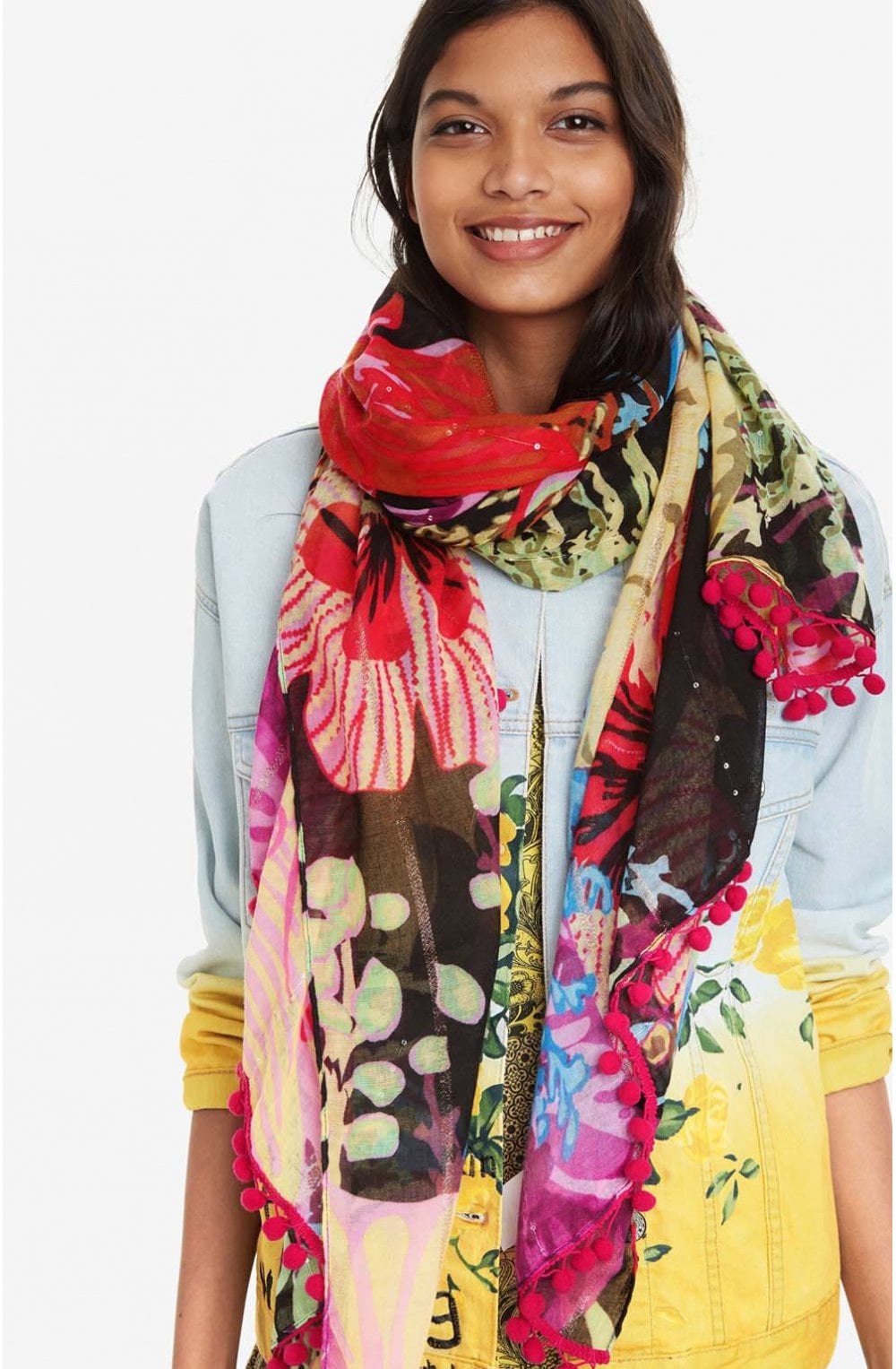 Floral Scarf Flowersin