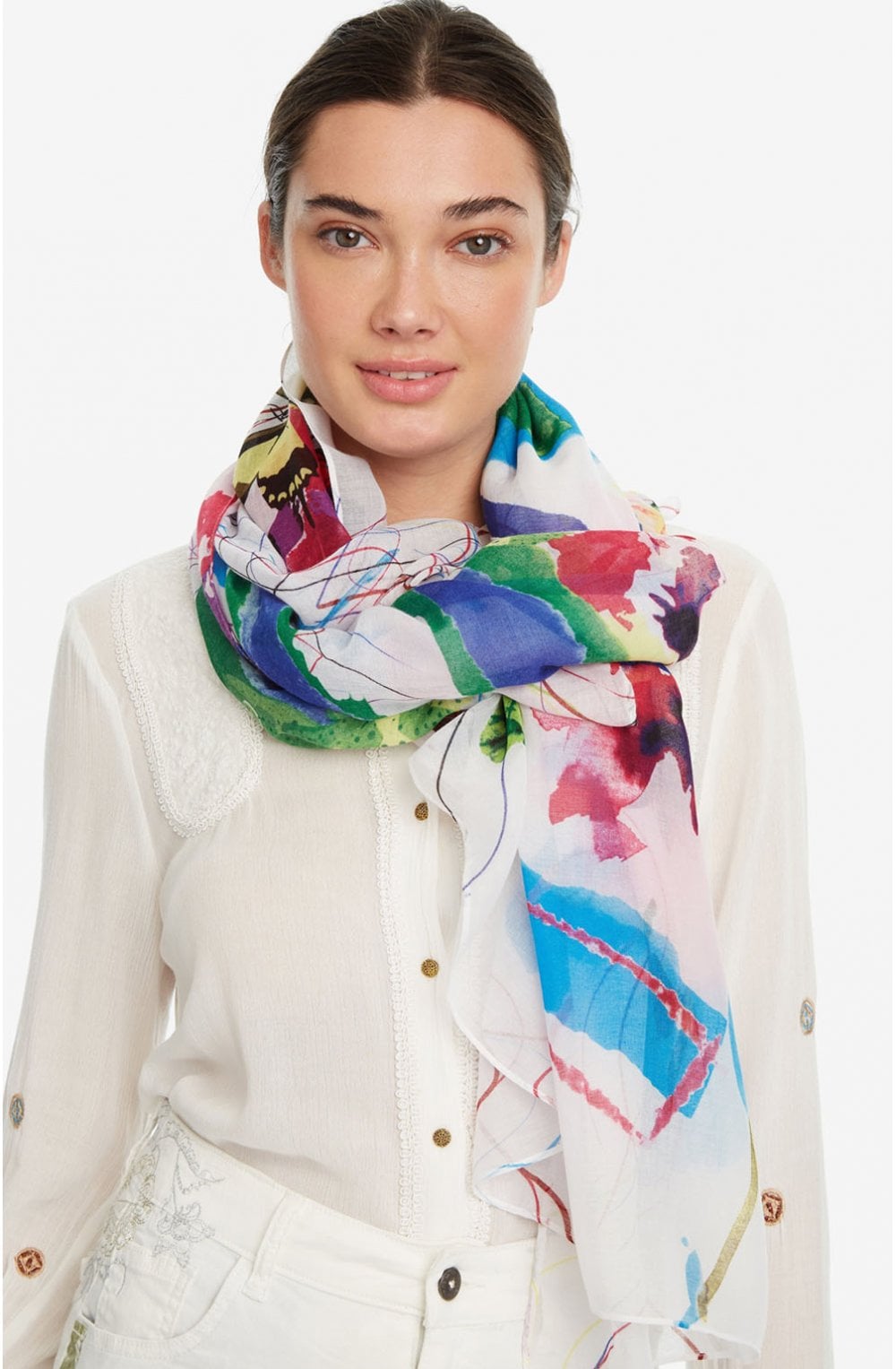 Floral Scarf Logomotio