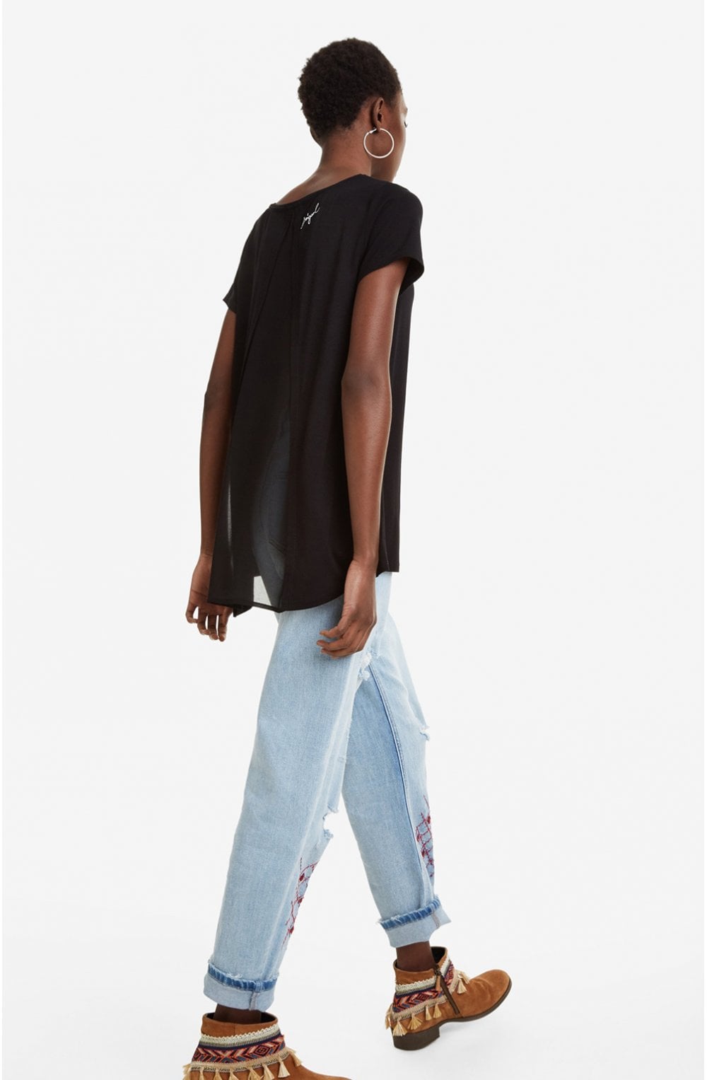 Floral T Shirt Apaches