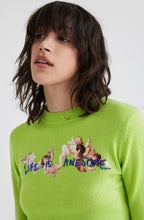 Fluor Cropped Life is Awesome Jumper