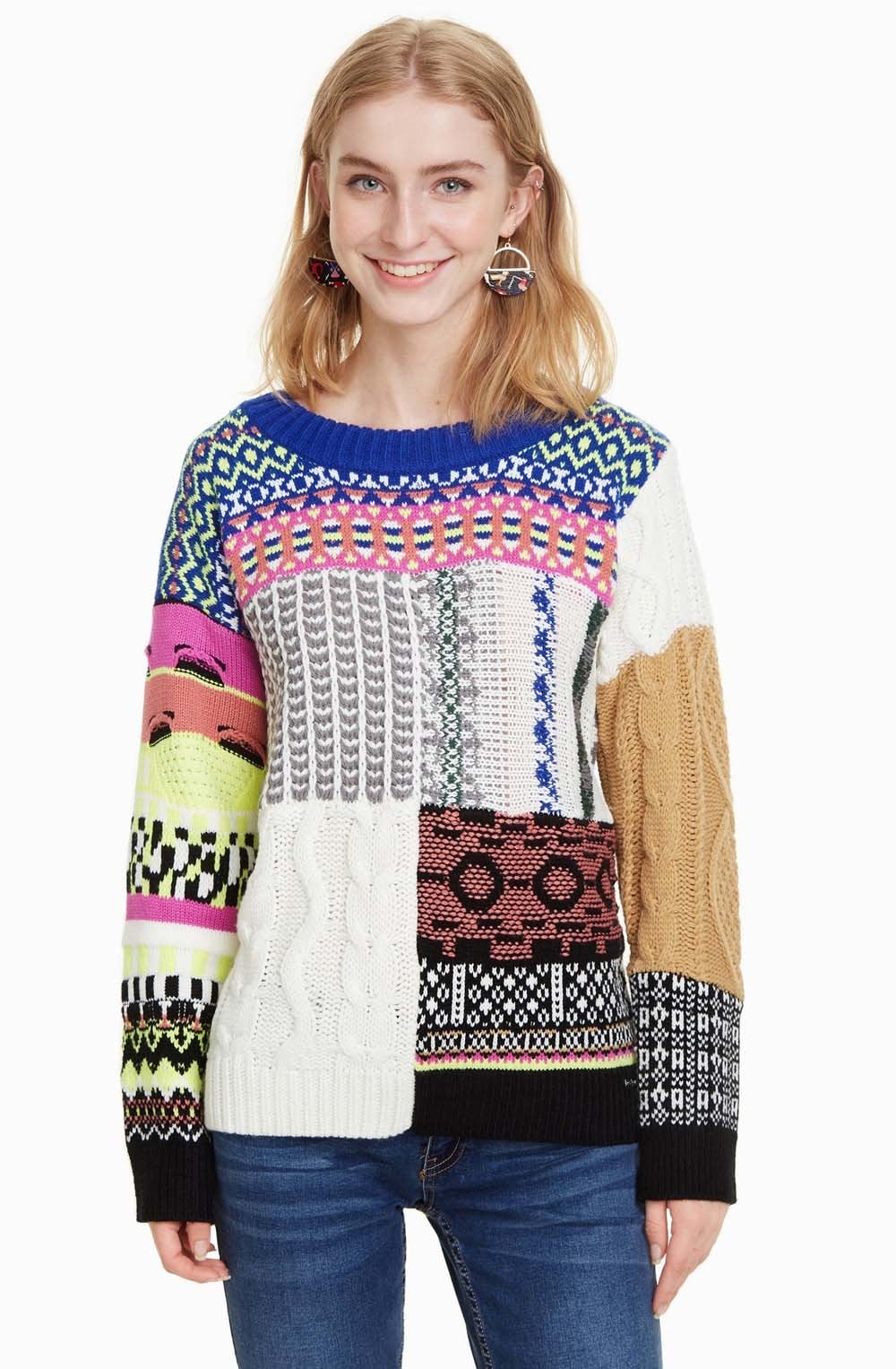 Fluor Vibrant Knit Sweater