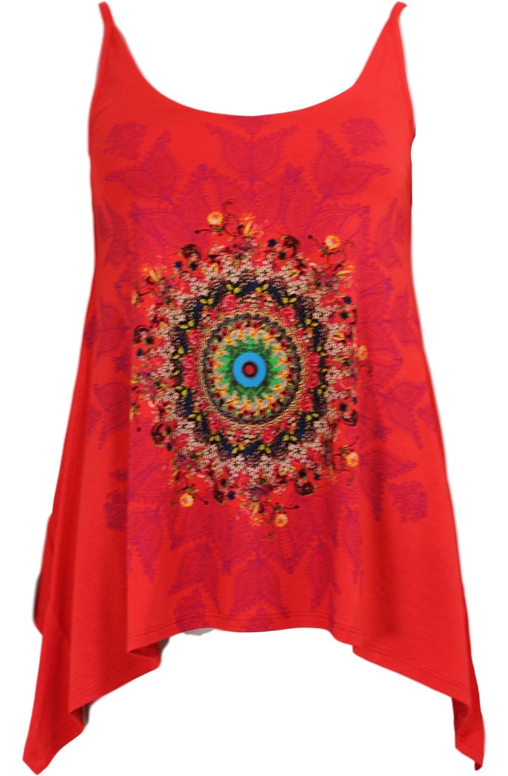 Geneviere Bold Print Vest Top