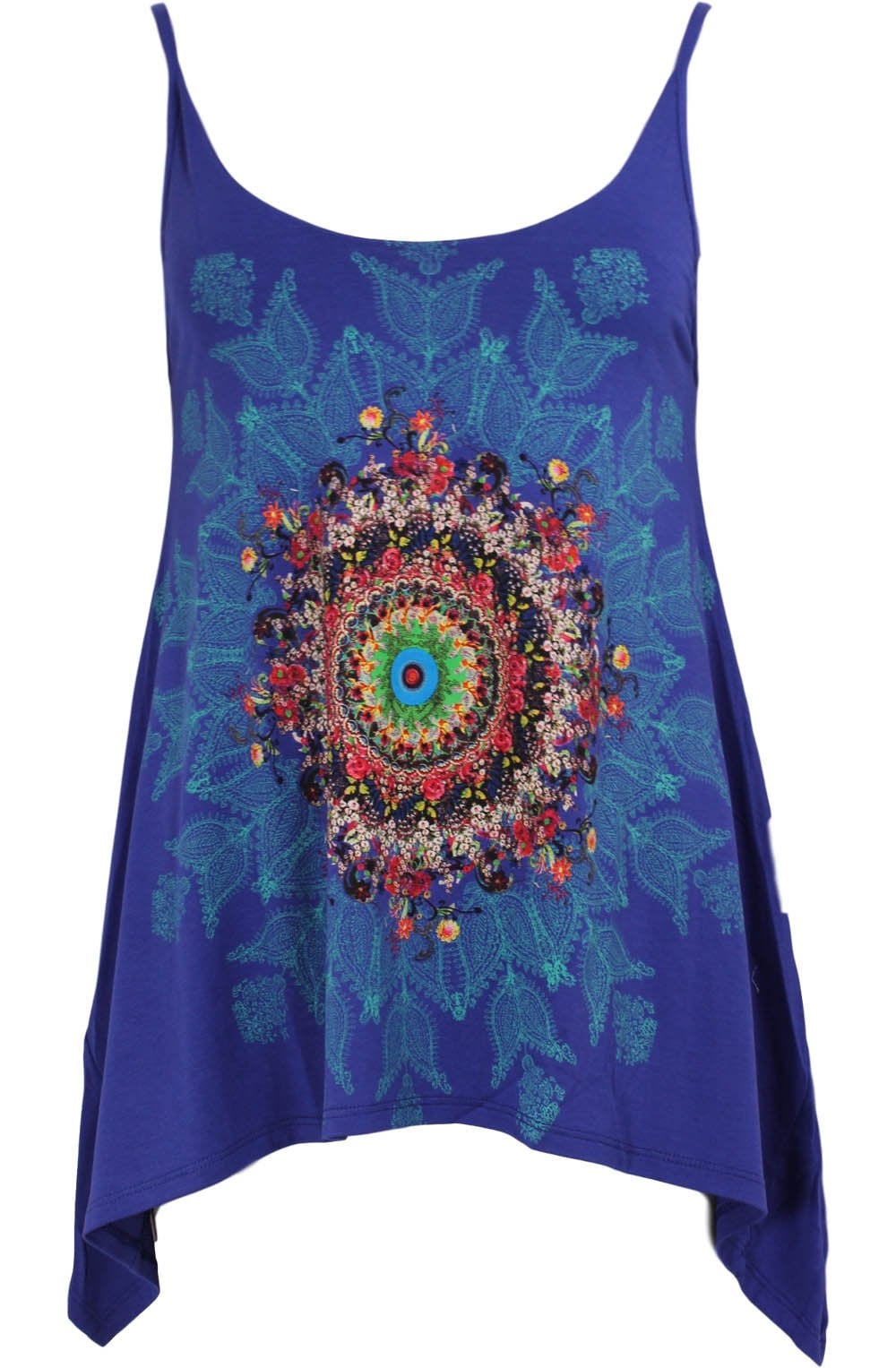 Geneviere Bold Print Vest Top