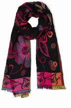 India Pink Patterned Scarf