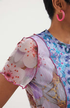 Lilac Sheer Top