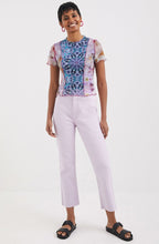 Lilac Sheer Top