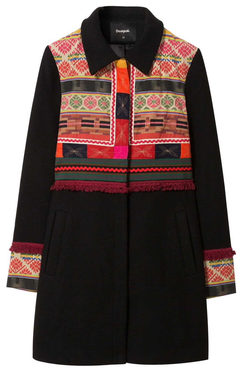 Mikele Ethnic Panel Coat