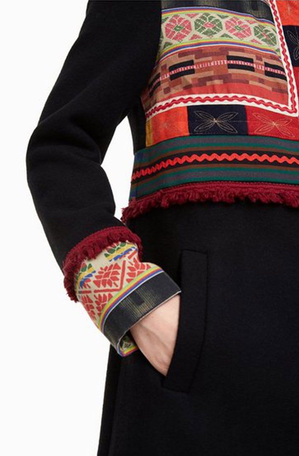 Mikele Ethnic Panel Coat