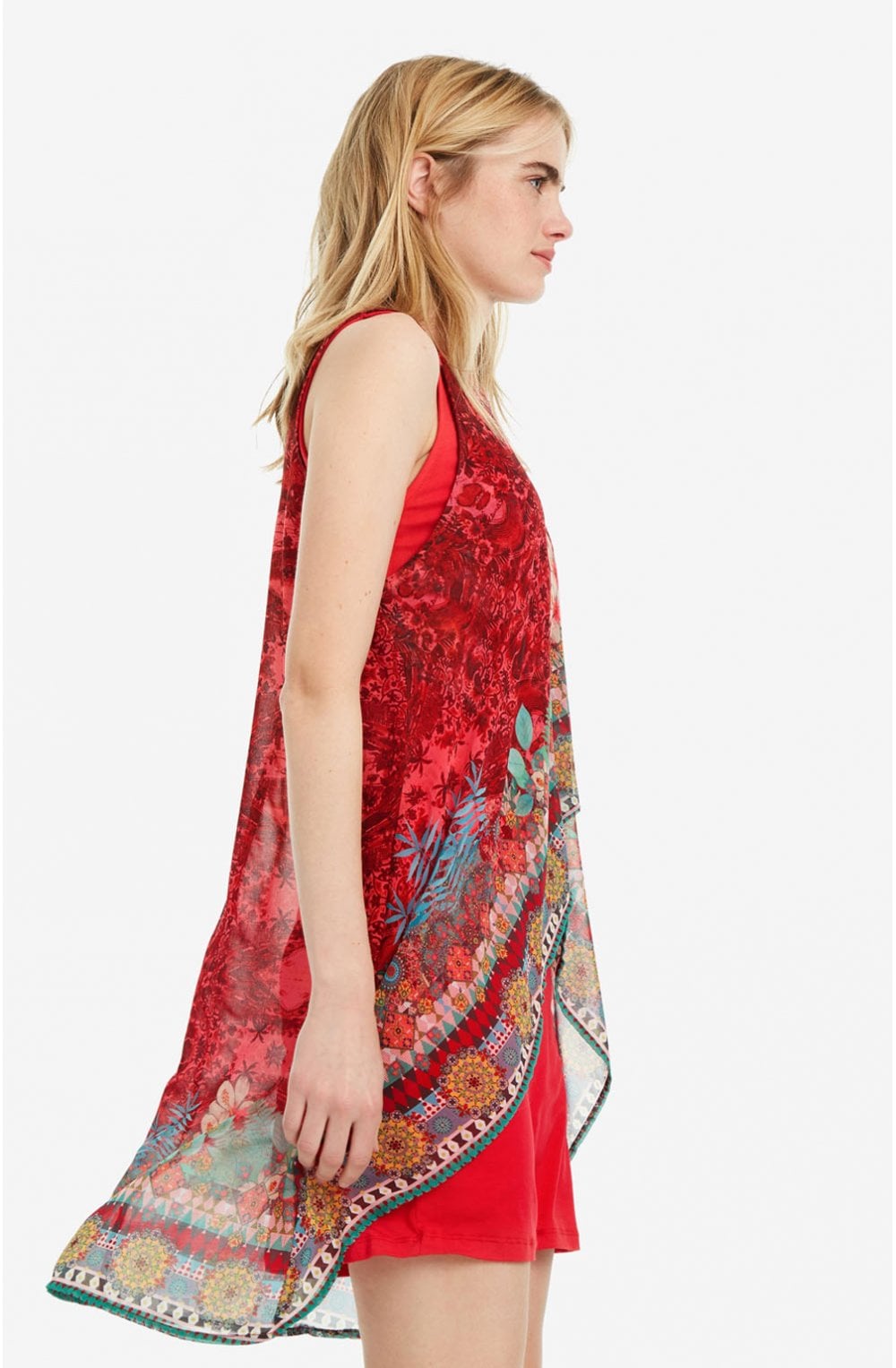 Multilayer Floral Dress Monique