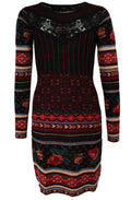 Naila Metallic Knit Dress