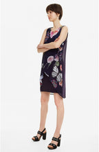 Navy Floral Dress Salma