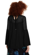 Neusifu Lace Bell Sleeve Top