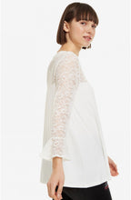 Off White Lace Top Elegra