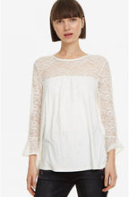 Off White Lace Top Elegra