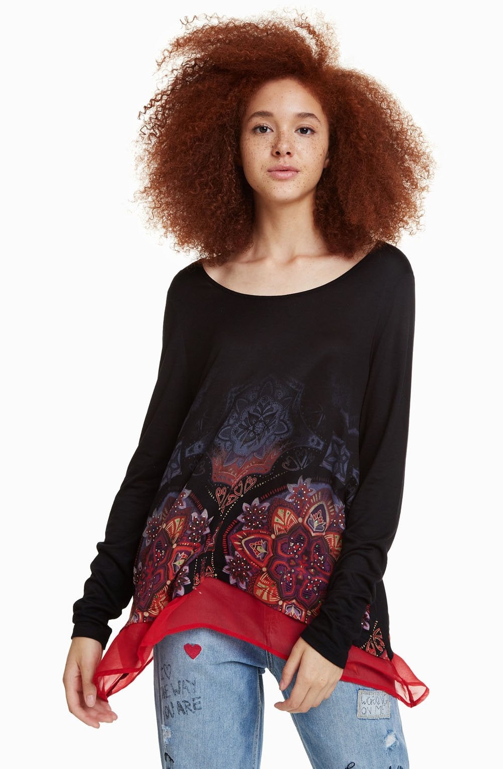 Olga Graphic Print T shirt