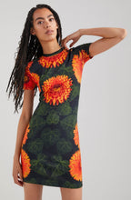 Orangery Floral Print Jersey Dress