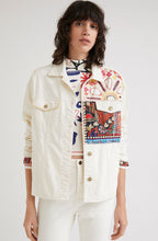 Oversized Embroidered Denim Jacket