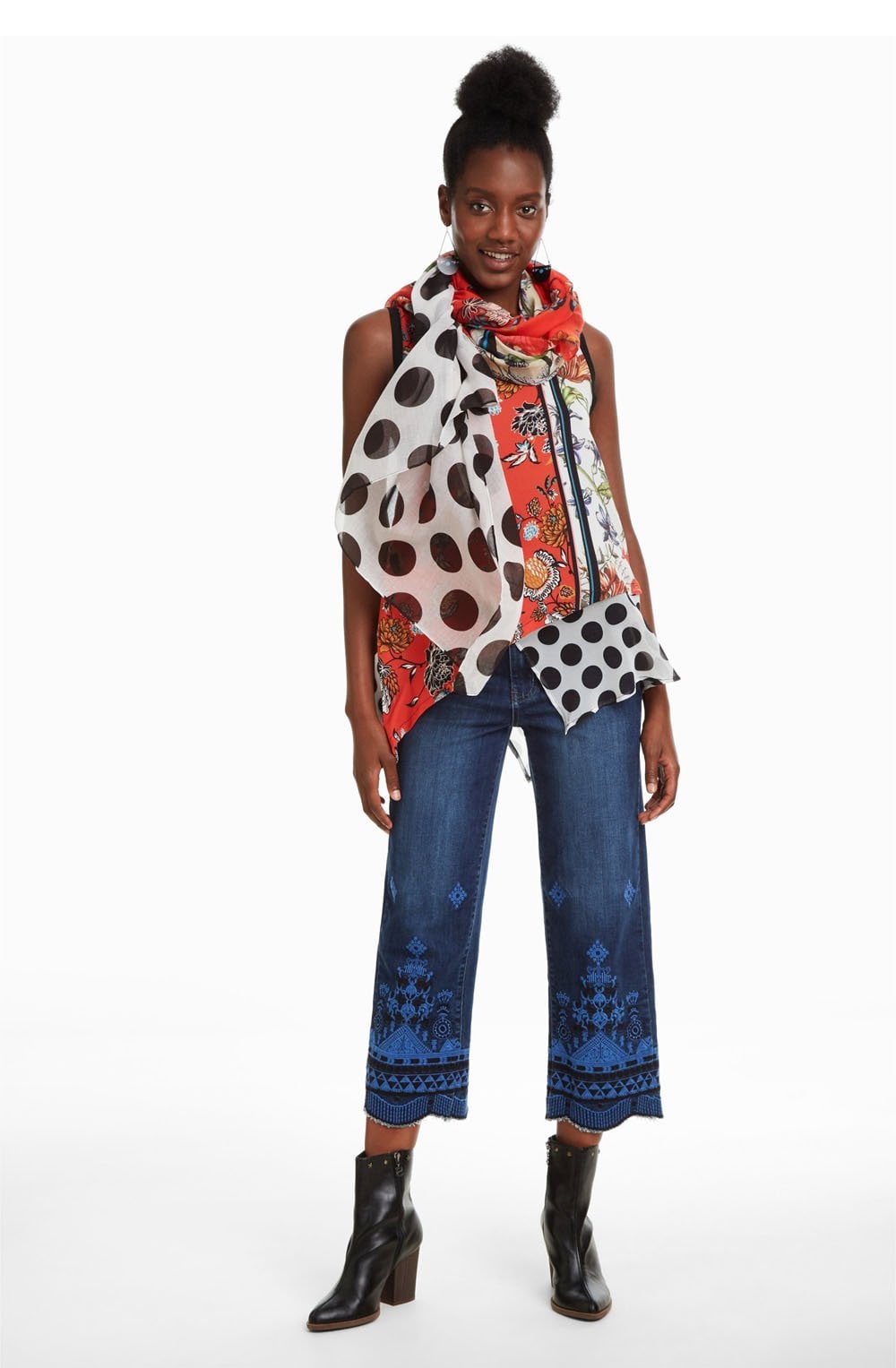 Patch Bold Print Scarf