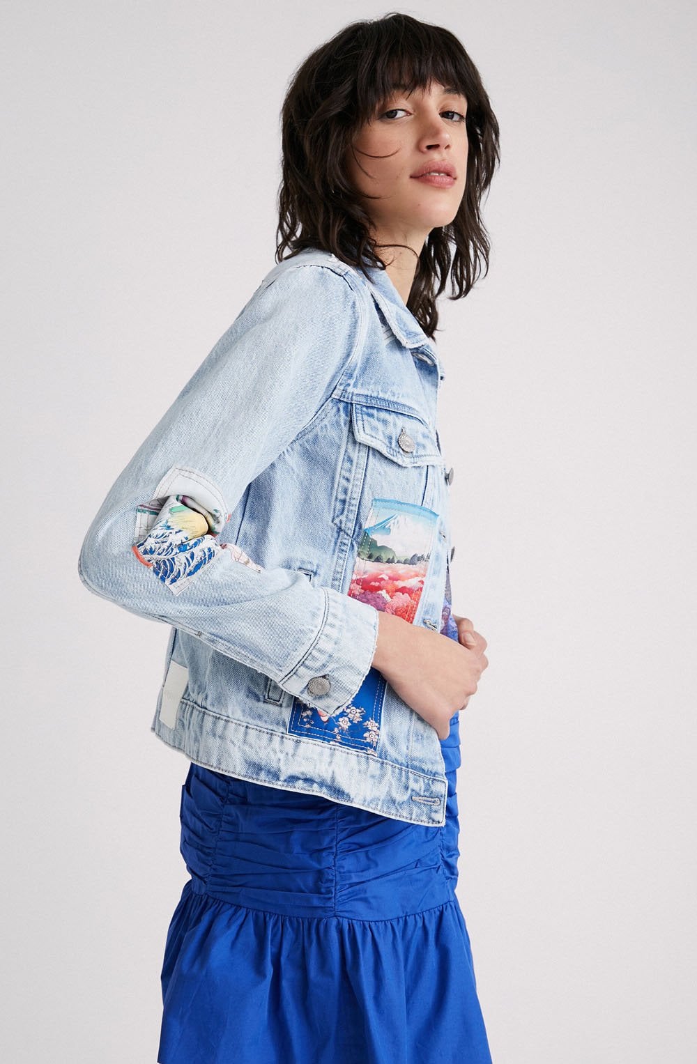 Patchwork Denim Jacket
