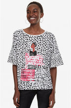 Ruffle Sleeve T Shirt