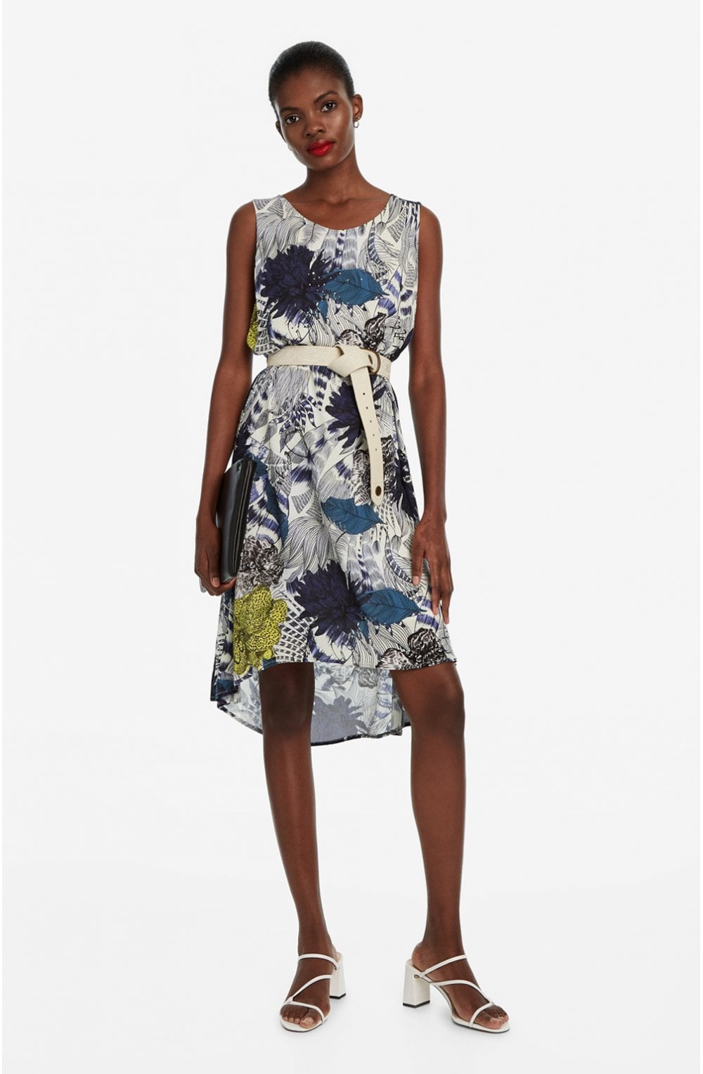 Sleevless Floral Dress Iowas