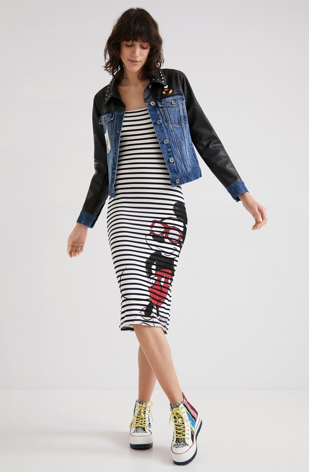 Striped Micky Mouse Dress