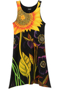 Sunflower Print Dress