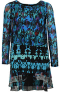 Tona Layered Patterned Dress
