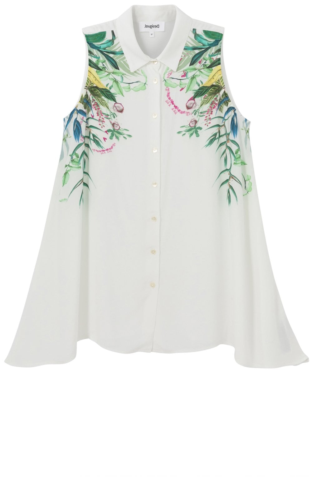 Tropical Print Blouse