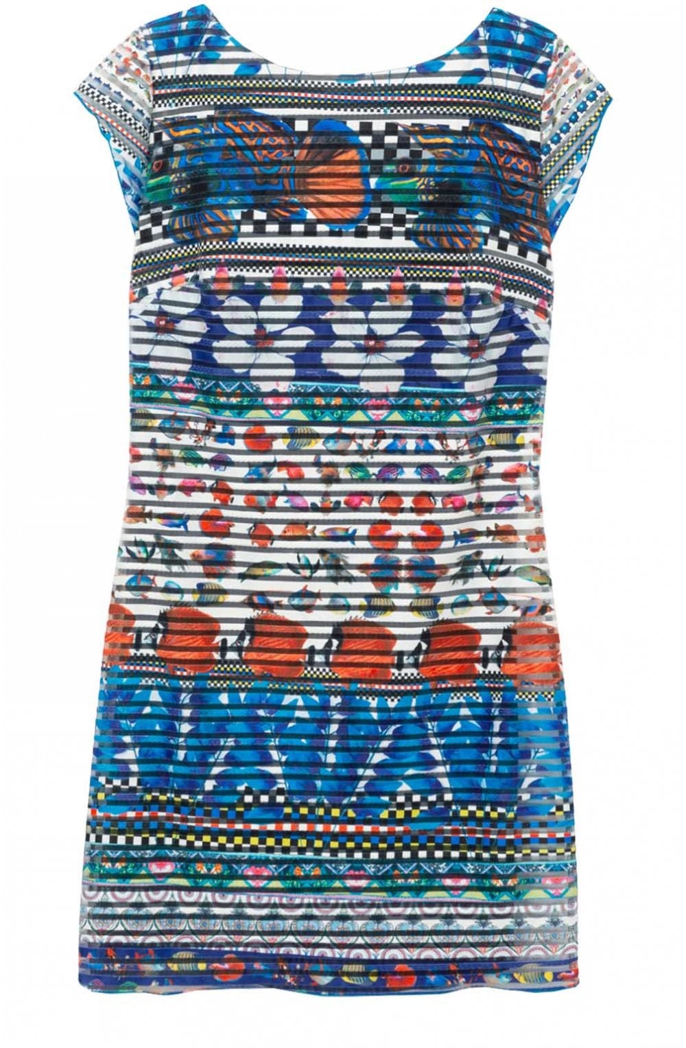 Tropical Print Dress Fiona