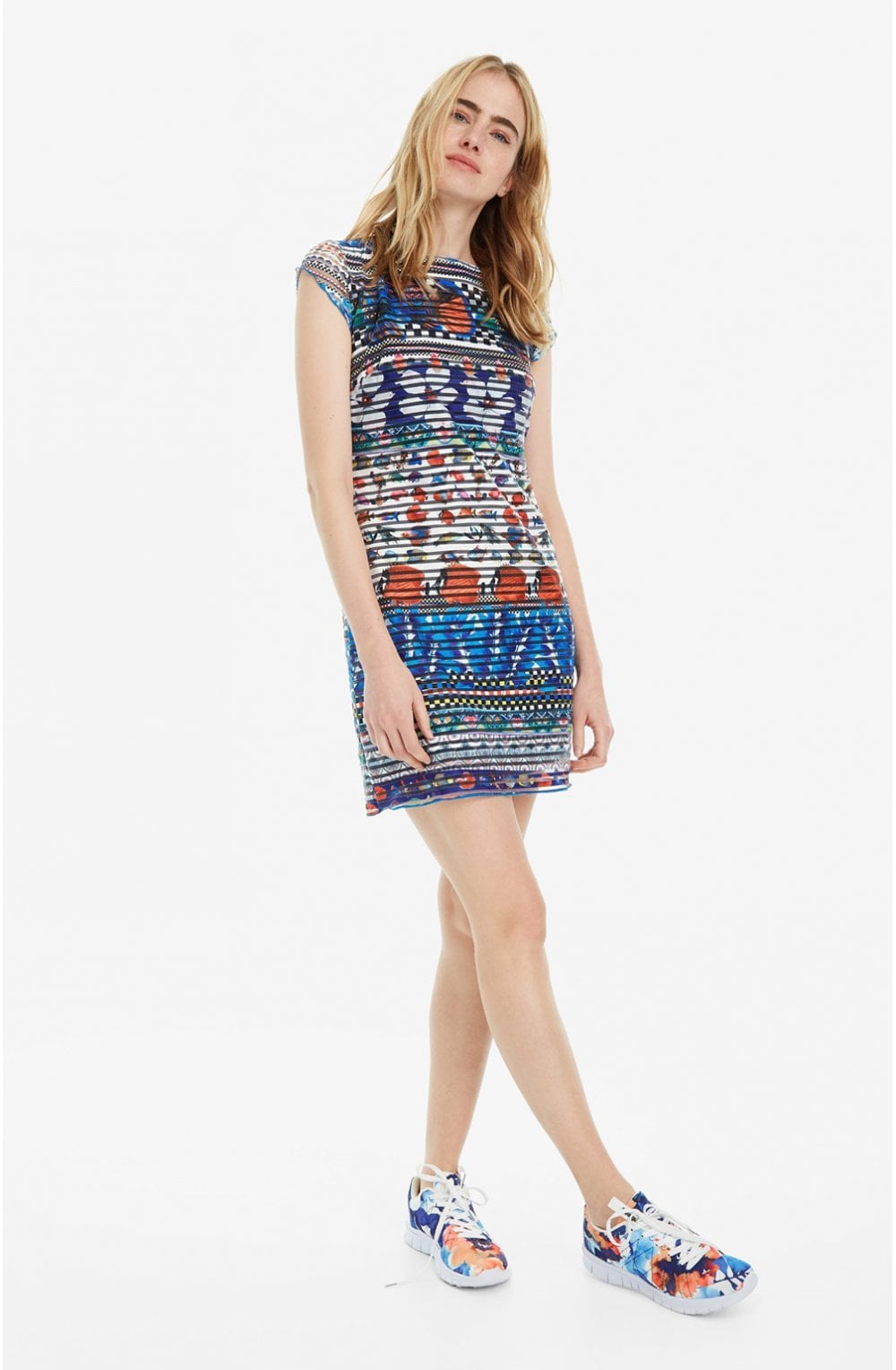 Tropical Print Dress Fiona