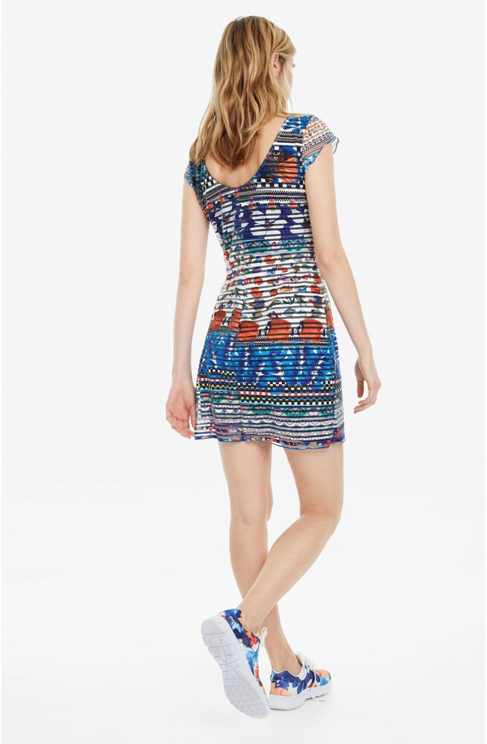 Tropical Print Dress Fiona