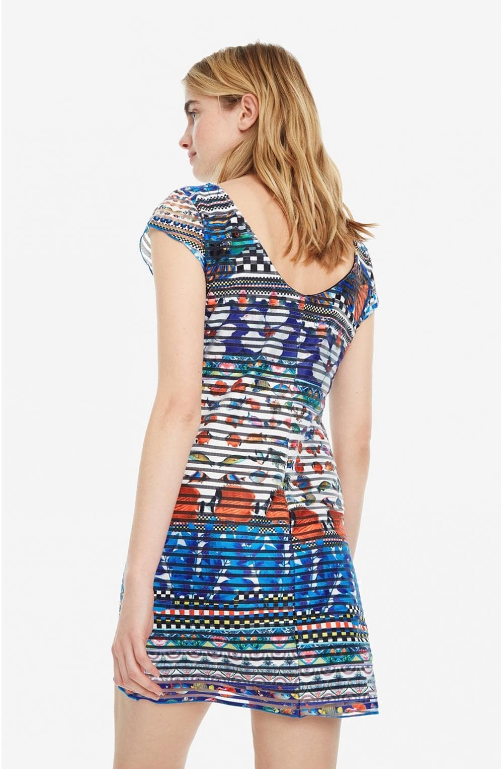 Tropical Print Dress Fiona