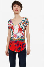 White Floral T Shirt Leonor