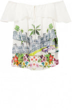 White Ruffled Blouse Colette
