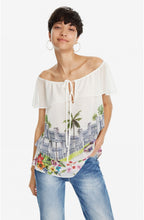 White Ruffled Blouse Colette