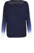 Dina Fine Knit Navy Sweater