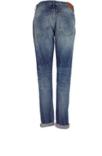 Distressed Boyfriend Fit Jeans