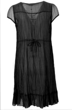 Dress sheer dark grey