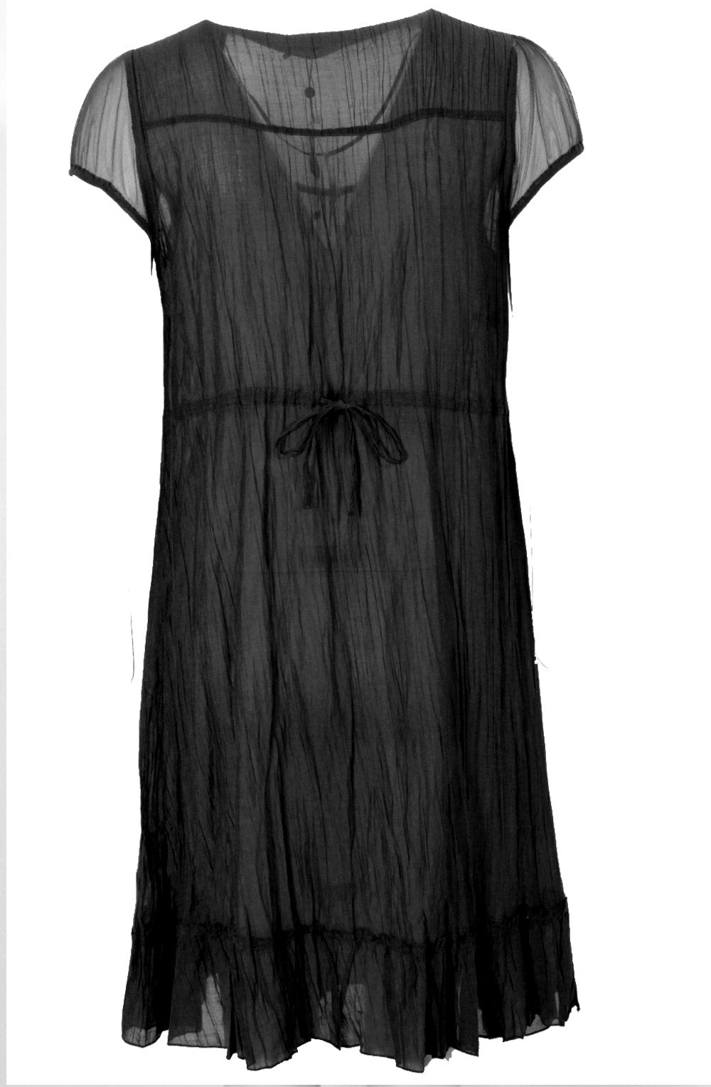 Dress sheer dark grey