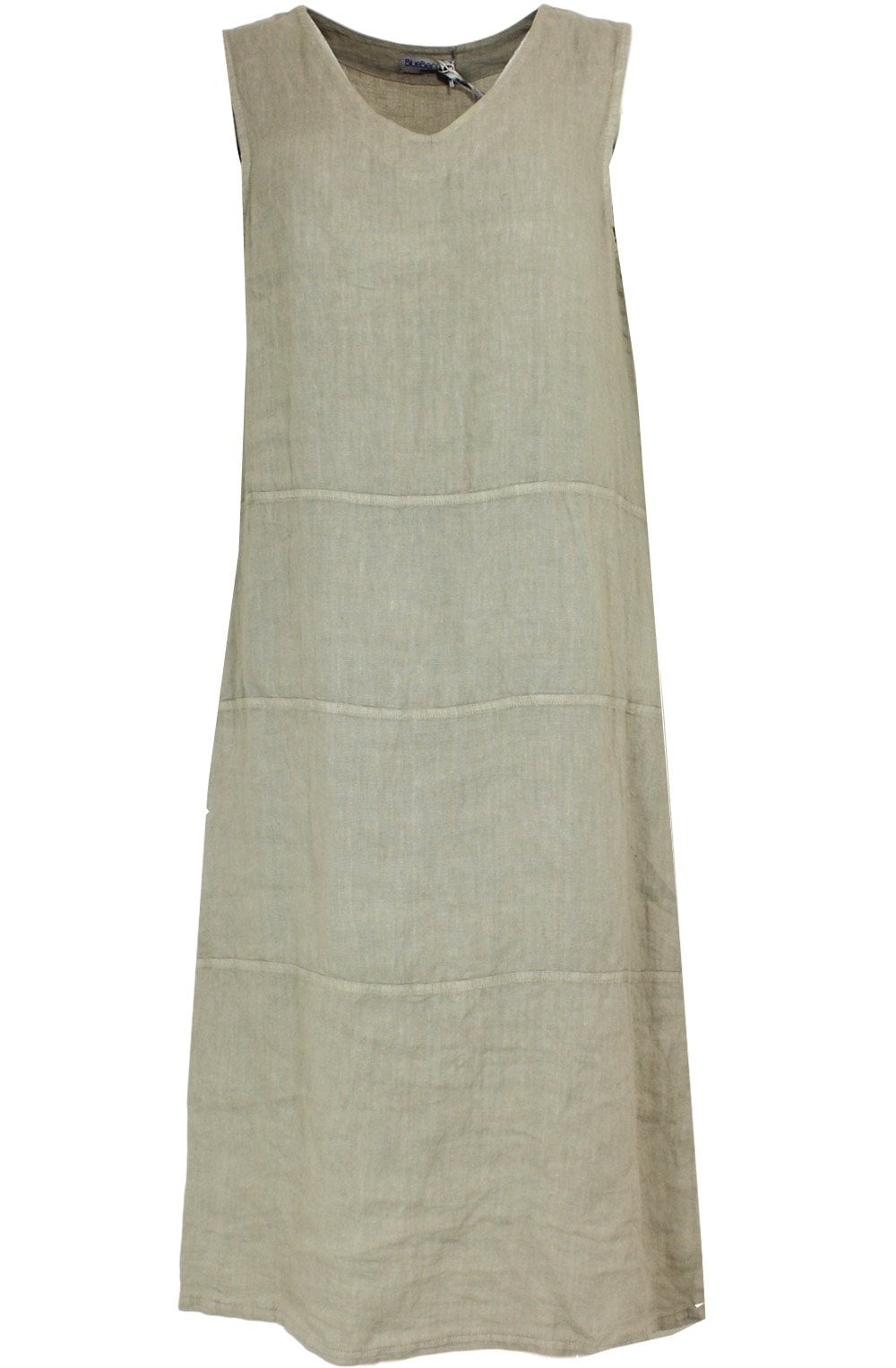 Beige Linen Dress